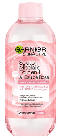 Garnier solution Micellaire Tout en 1 à l'Eau de Rose - Echrii Store