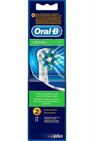 Oral-B 2 brossettes CrossAction EB50 - Echrii Store