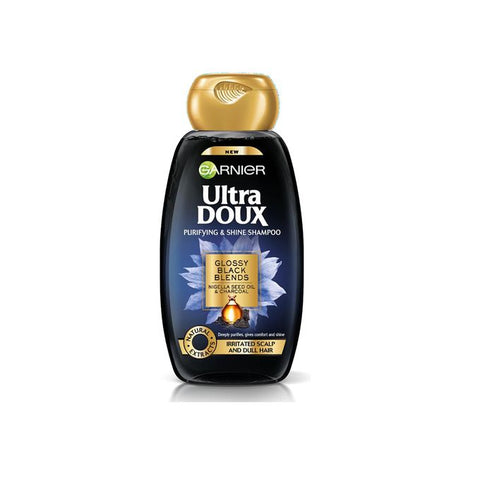 Garnier Ultra Doux Shampooing Charbon Noir Et Huile De Nigelle - 200ml - Echrii Store